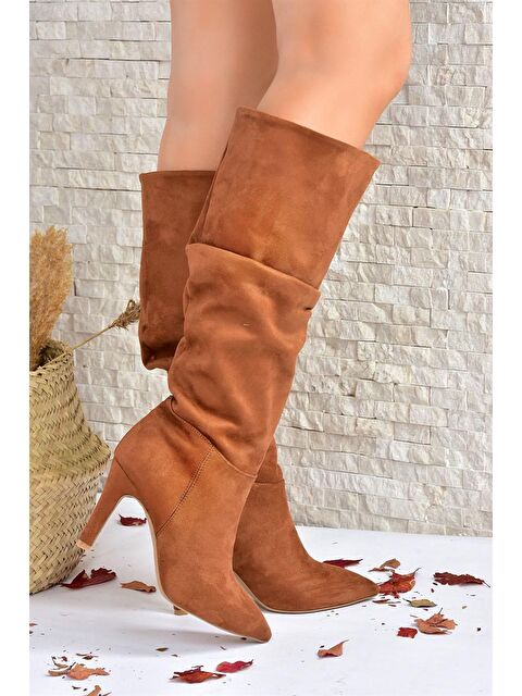 Fox Shoes L4048680 Taba Kadın Çizme - S000056088-37454