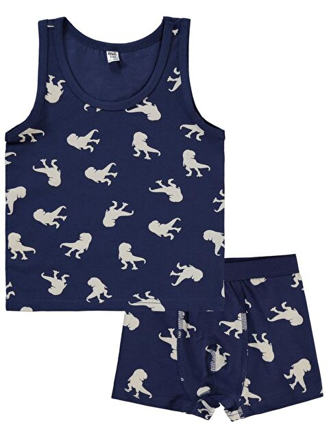 Civil Boys Dinozor 2-10 Yaş İç Çamaşır Takım - Beyaz 8-9 Yaş - S000344093-20063