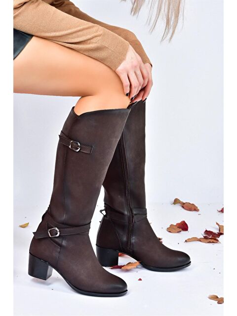 Fox Shoes L6742300 Kahverengi Kadın Çizme - S000056108-19413