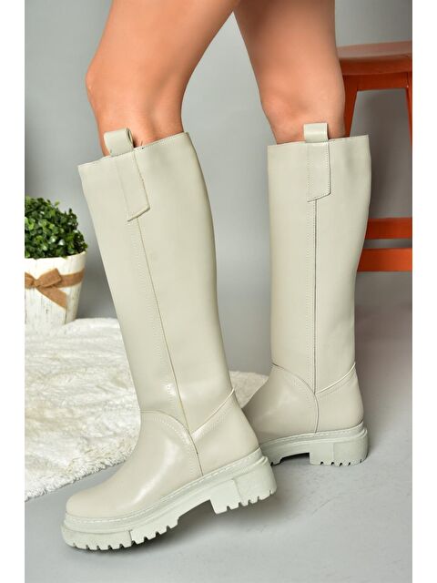 Fox Shoes R9732011 Açık Gri Kadın Çizme - S000056163-17308