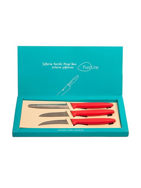 PİRGE Pure Line Sebze Meyve Bıçak Seti - S000287041-20045
