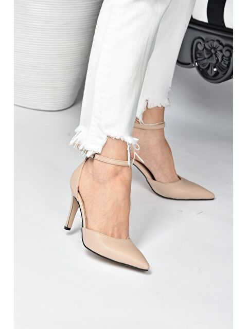 Fox Shoes Ten Topuklu Kadın Ayakkabı K404010709 - S000044474-26407