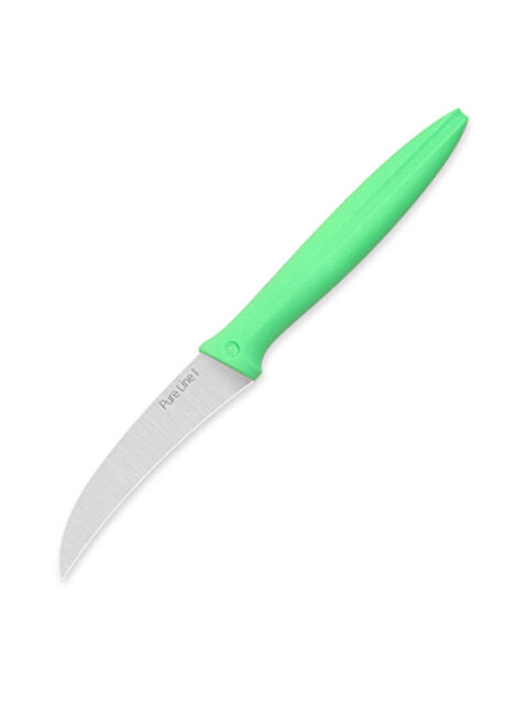 PİRGE Pure Line Yeşil Kıvrık Soyma Bıçağı 9cm - S000287059-18194