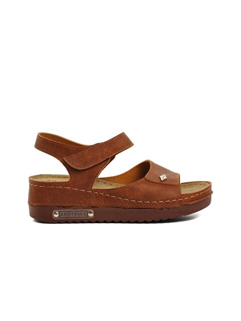 Ayakmod 07-109 Rr Taba Kadın Dolgu Topuk Sandalet - S000026256-37454