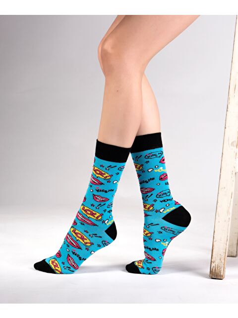 Ozzy Socks Pop  Desenli Çorap - S000128336-3642