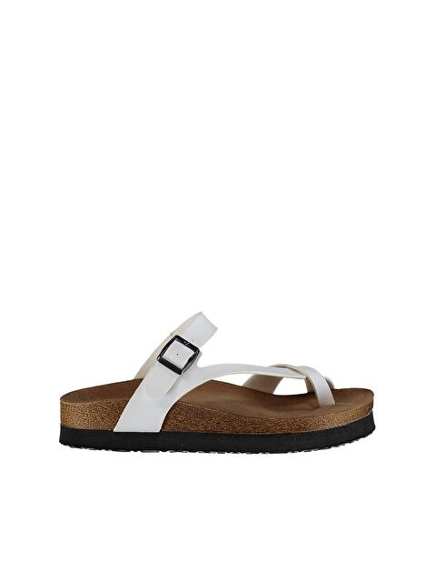 Fox Shoes B777753009 Beyaz Kadın Terlik - S000052179-20063