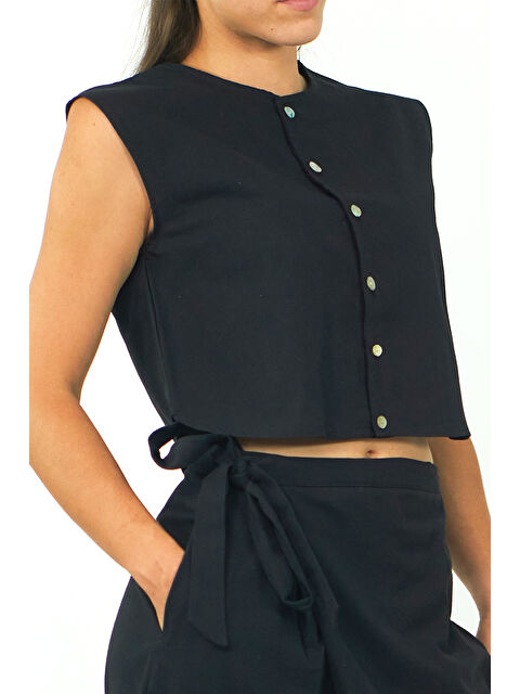 Catz Clothes Siyah Fair Yelek Bluz - S000271193-19351