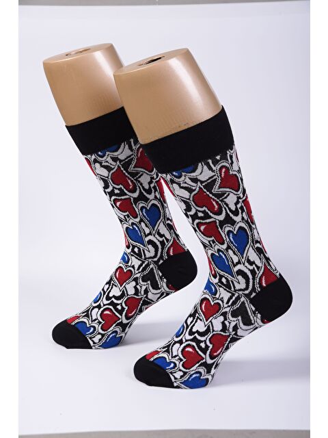 Ozzy Socks Çiftler için 2 li KALPLİ Desen Hediye paketi