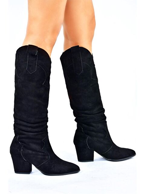 Fox Shoes L2960068 Siyah Kadın Çizme - S000056135-19351