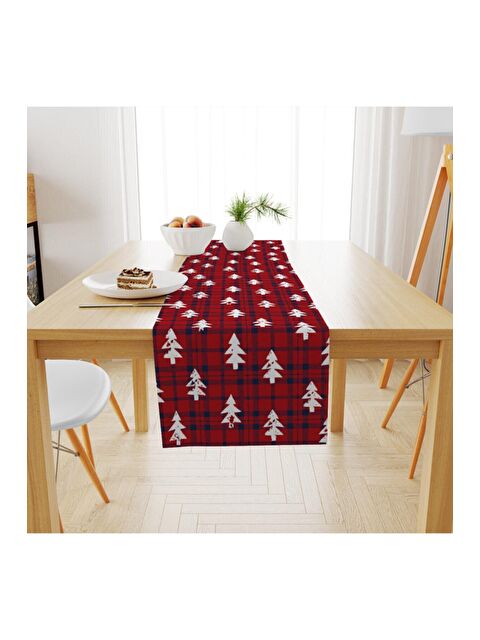 Evmila Yılbaşı Desenli Runner Modeli 40x140 cm - S000087657-23173