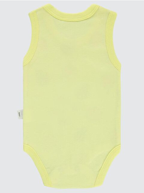 Civil Baby Arı Empirme Baskılı Sfr.Kol1-36 Ay Çıtçıtlı Badi - Sarı 24-36 Ay - S000203101-20068