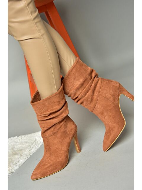 Fox Shoes R4040203 Taba Kadın Bot - S000081341-37454