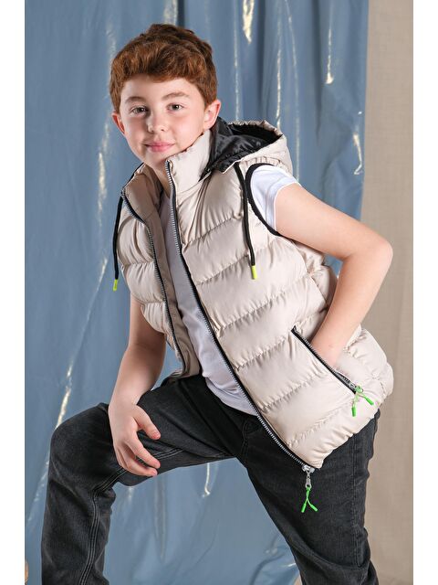 Pina Kids Çıkarılan Kapüşonlu Erkek Çocuk Şişme Yelek - S000106468-19928