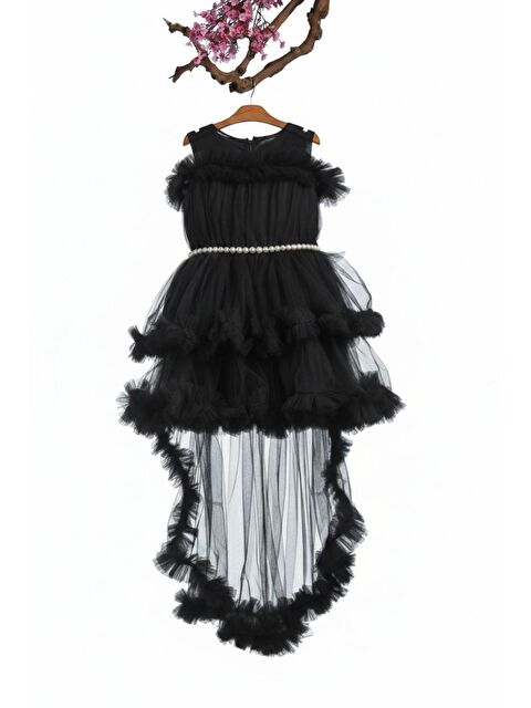 Pina Kids Kız Çocuk Kat Kat Tüllü Kuyruklu Prenses Elbise - S000516336-19351