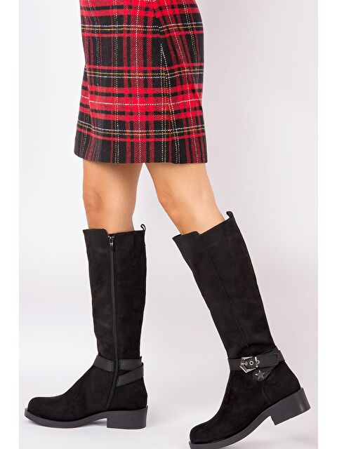 Fox Shoes G674240102 Siyah Kadın Çizme - S000057051-19351