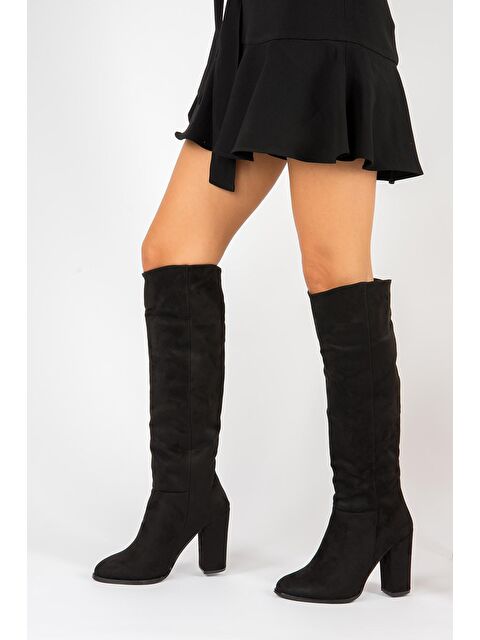 Fox Shoes G922920502 Siyah Kadın Çizme - S000056062-19351