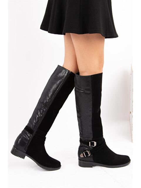 Fox Shoes E726203402 Siyah  Kadın Çizme - S000056063-19351