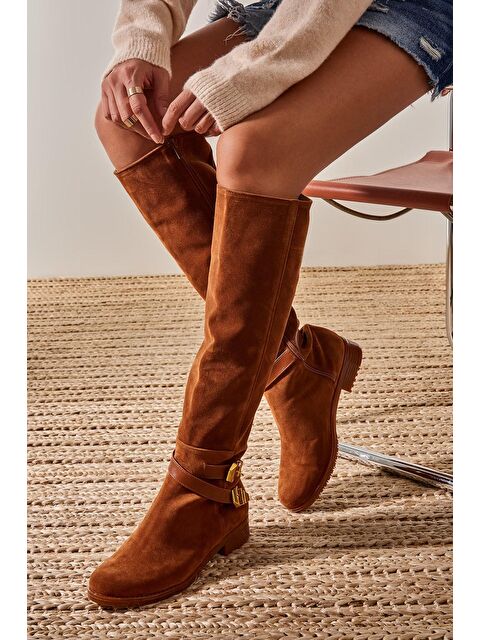 Fox Shoes E726203402 Taba Kadın Çizme - S000056063-37454