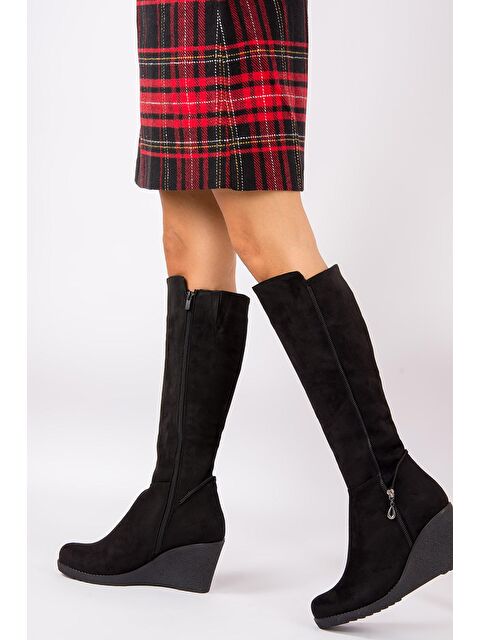 Fox Shoes E674220202 Siyah Kadın Çizme - S000056145-19351