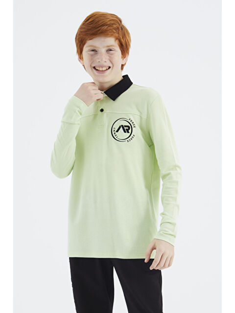 Tommylife Açık Yeşil Polo Yaka Erkek Çocuk Tişört - 11172 - S000146359-29488