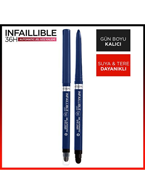 L'Oreal Paris Infaillible Automatic Jel Göz Kalemi - Mavi - S000107123-17234