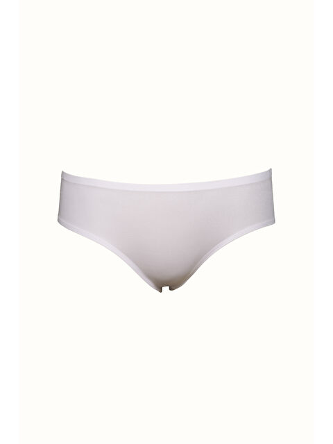 C&City C12803 Kadın Yapıştırma Lazer Kesim Külot Beyaz - S000222075-20063