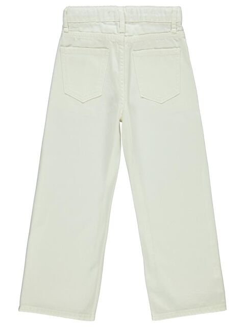 Civil Girls Cepli 10-13 Yaş Pantolon - Beyaz 12-13 Yaş - S000362370-20063