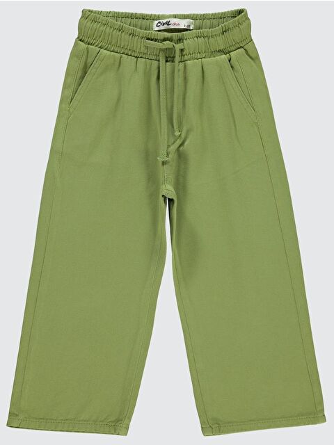 Civil Girls Bol Paça 2-5 Yaş Pantolon - Haki 2-3 Yaş - S000210022-18547