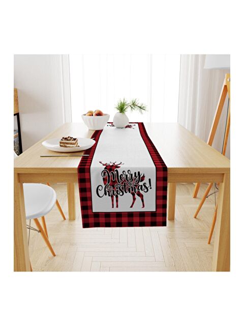 Evmila Yılbaşı Desenli Runner Modeli 40x140 cm - S000087659-23173