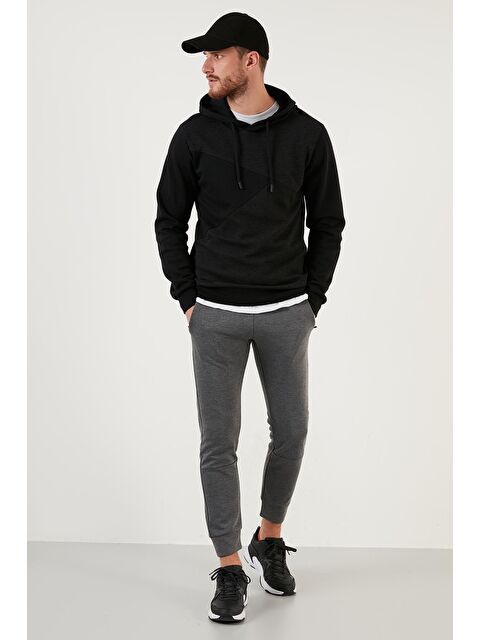Buratti Regular Fit Kapüşonlu Pamuklu  Erkek Hoodie 5905285 - S000000581-19351