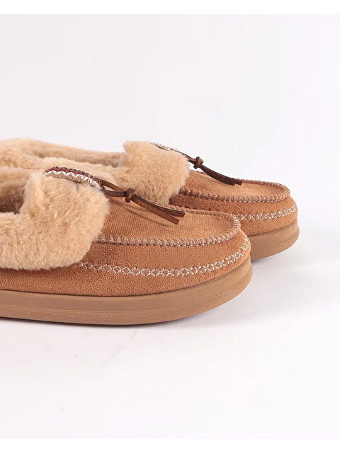 Chirpy Kadın Biye Detaylı Ev İçi Ayakkabı - WINTERA - S000501413-4557