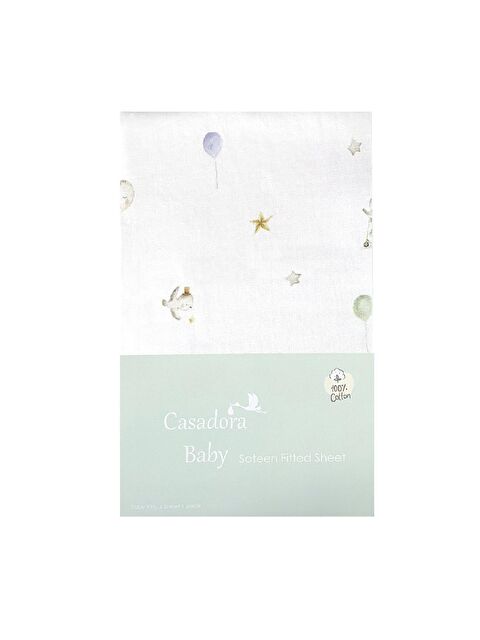 Casadora Baby 100% Pamuk Saten Lastikli Bebek-Çocuk Çarşafı - 100 x 200 cm - S000076794-37243