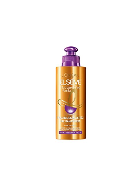 L'Oreal Paris Mucizevi Amla Yağı Bukle Belirginleştirici Saç Bakım Kremi (200 ml) - S000107208-26865