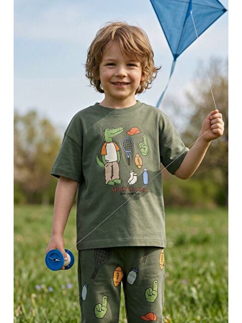 ZUZUNGA Timsah Sports Crew Çocuk Alt - Üst Takımı