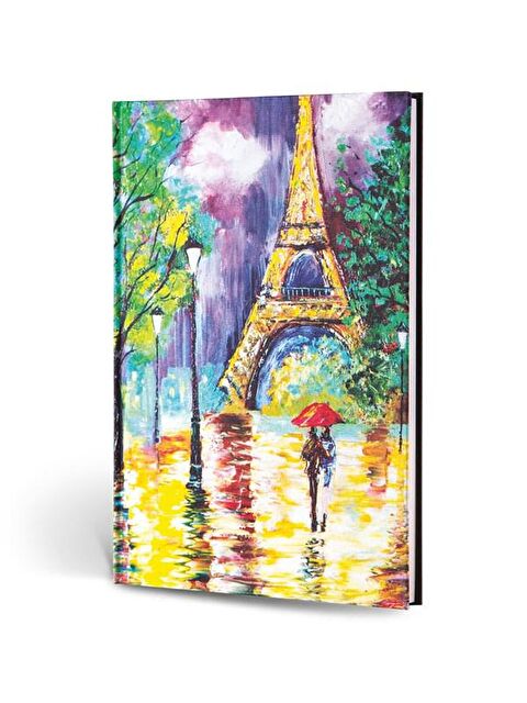 LE COLOR Creamona Paris Dokulu Mini Defter Çizgili Paris - S000057430-23173