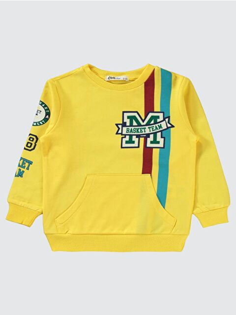 Civil Boys 2-5 Yaş Eşofman Takımı - Sarı 3-4 Yaş - S000294274-20072