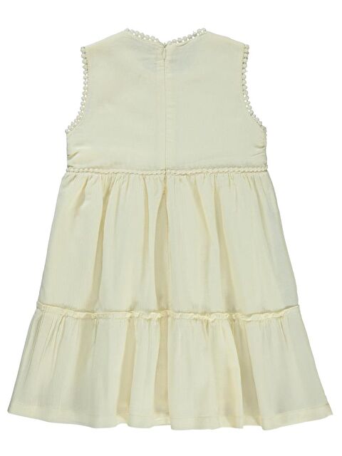 Civil Girls Natural 6-9 Yaş Elbise - Bej 8-9 Yaş - S000364698-19928