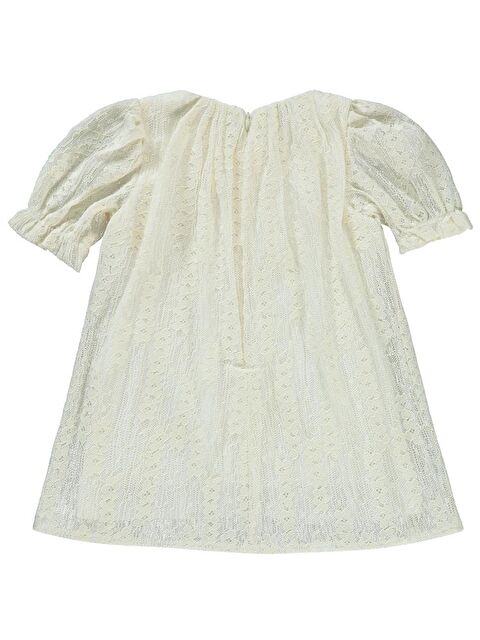 Civil Baby Dantel Detaylı 6-18 Ay Elbise - Ekru9-12 Ay - S000381970-19965