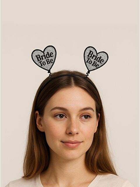 Parti Adresi Bride To Be Taç Bekarlığa Veda Parti Tacı Kalpli Gümüş - S000522929-18105