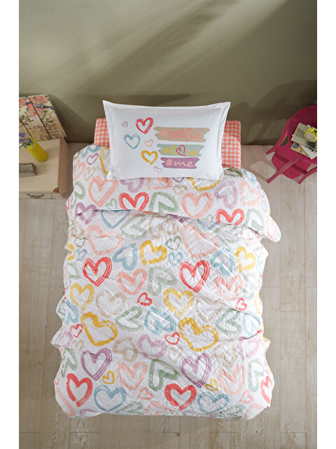 Clasy %100 Pamuk Tek Kişilik Dört Mevsim Set Selfie - S000318829-7152