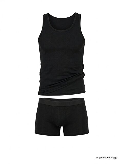 D'S damat 2'li Boxer Atlet Set Micro Modal Kumaş Premium Seri Lüks Kutulu