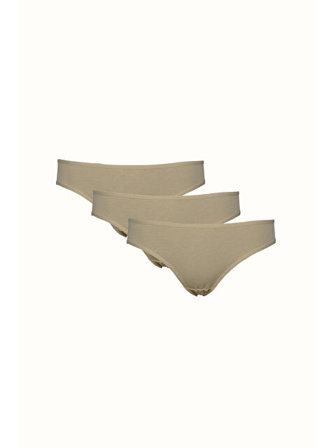 C&City 3 lü Paket Bikini Külot 522 Ten - S000222938-26407