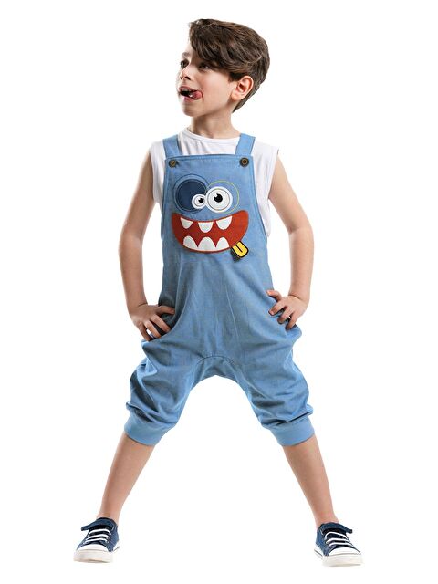 Denokids Yeah Erkek Çocuk Gabardin Tulum - S000009318-17234