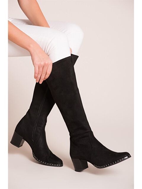 Fox Shoes C654652702 Siyah Kadın Çizme - S000056079-19351