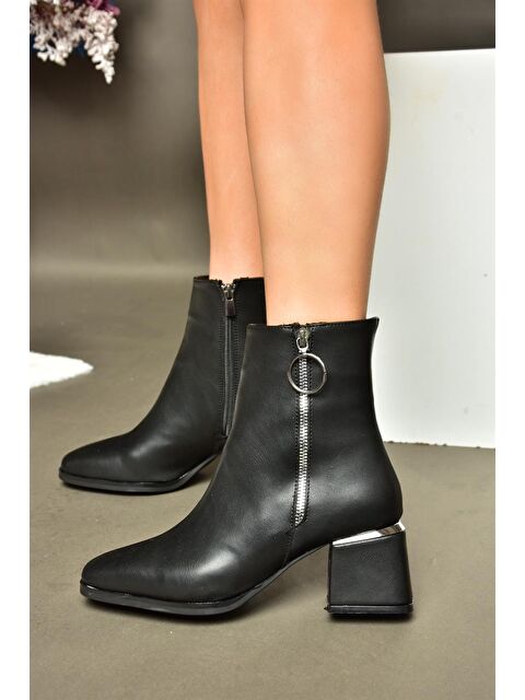 Fox Shoes R5245003 Siyah Kadın Bot - S000081349-19351