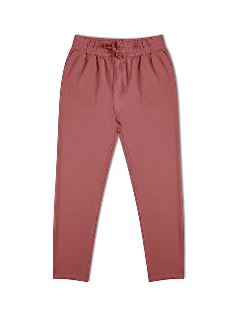 Hnx Beli Lastikli Düz Jogger Kadın Eşofman Altı - S000046420-26429