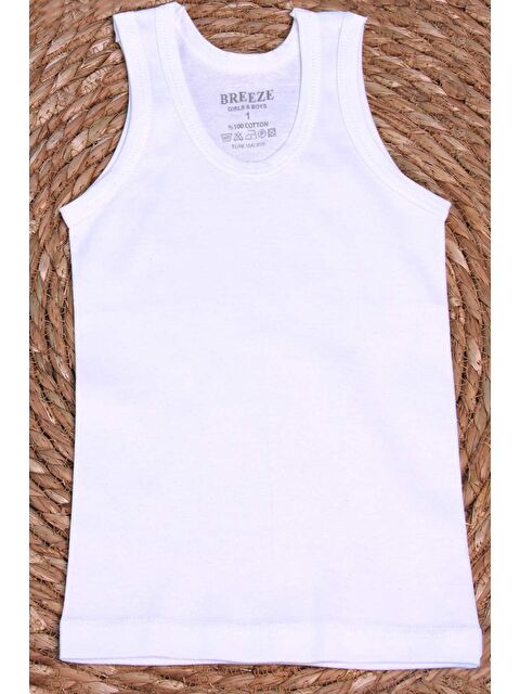 Breeze Erkek Çocuk Atlet Beyaz (3-13 Yaş) - S000068271-20063