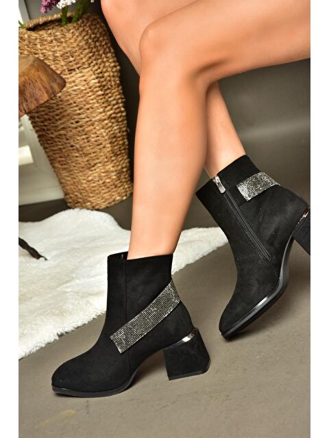 Fox Shoes R2414422 Siyah Kadın Bot - S000081305-19351