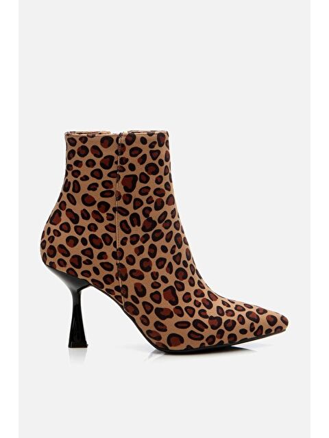 Yaya By Hotiç Leopar Desenli Kadın Topuklu Bot - S000443769-37315