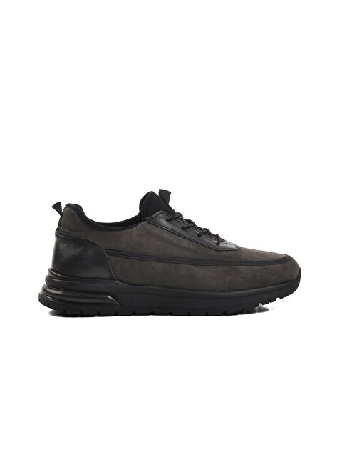 Ayakmod Gri Nubuk Hakiki Deri Erkek Casual Ayakkabı 241548 - S000282561-20600